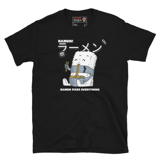Ramen Fixes Everything Funny Japanese Food T-Shirt