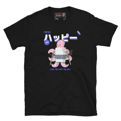 Funny Sushi Roll T-Shirt – I Like the Way You Roll Octopus Tee