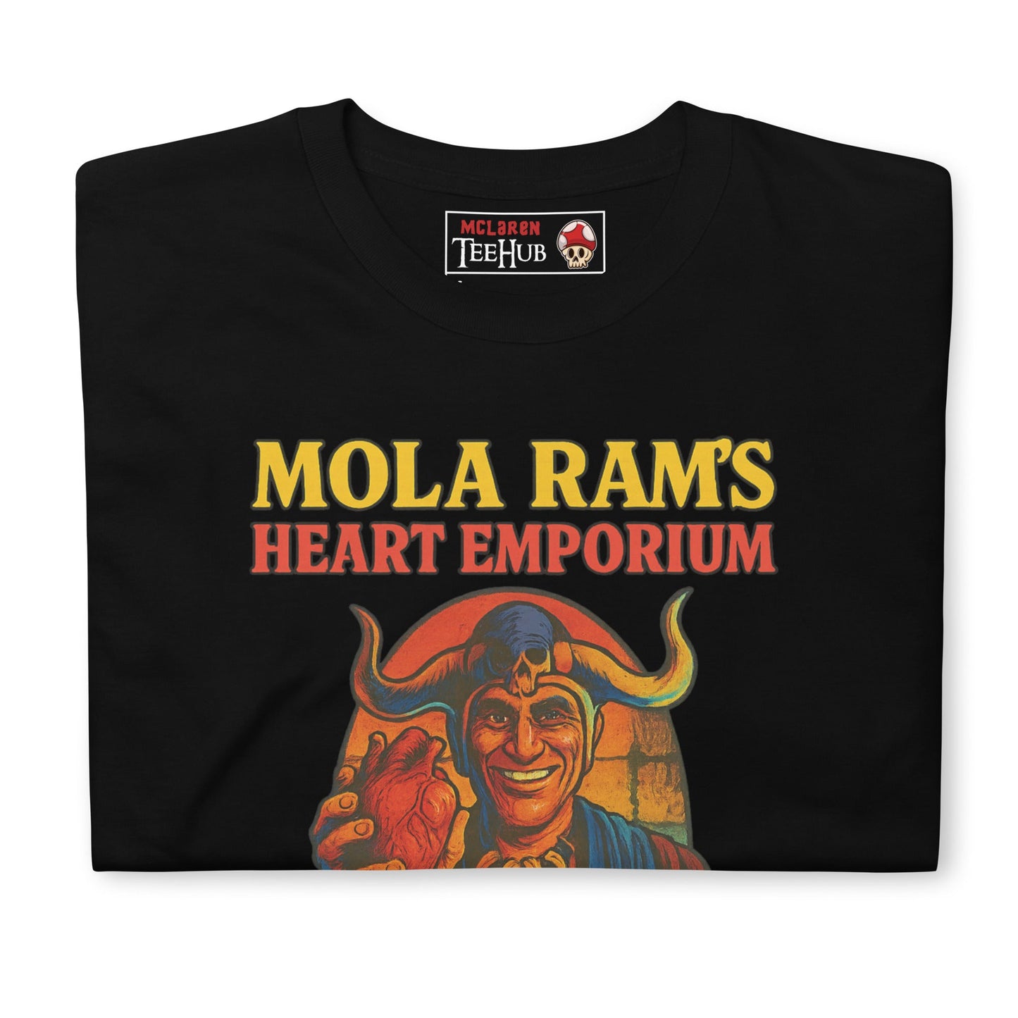 Mola Ram's Heart Emporium T-Shirt – Funny Indiana Jones Temple of Doom Parody Tee