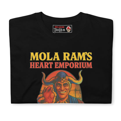 Mola Ram's Heart Emporium T-Shirt – Funny Indiana Jones Temple of Doom Parody Tee