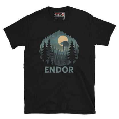 Endor Forest Moon T-Shirt – Star Wars Inspired Vintage Nature Design
