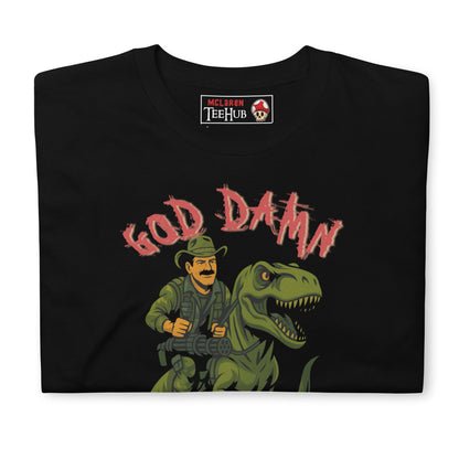 Blain “Sexual Tyrannosaurus” T-Shirt – Predator Movie Tribute Tee