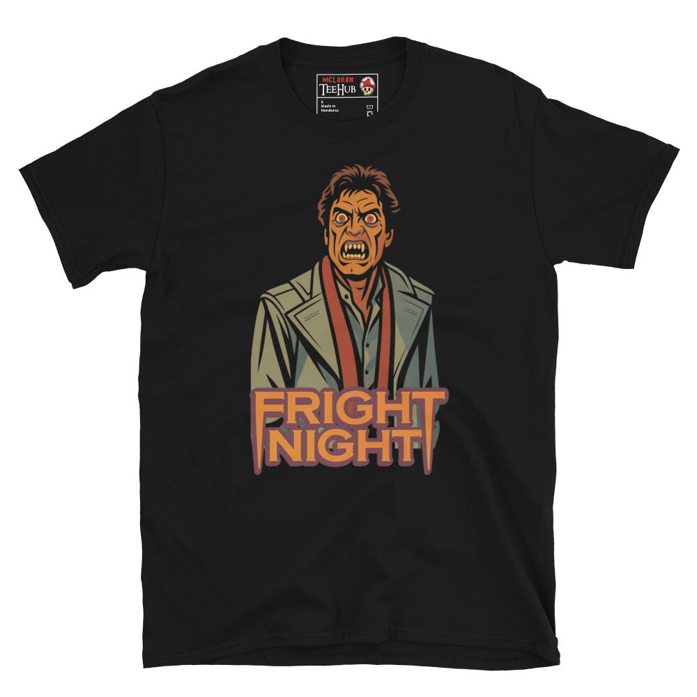 Fright Night Jerry Dandrige T-Shirt - 80s Vampire Horror Cult Classic Tee