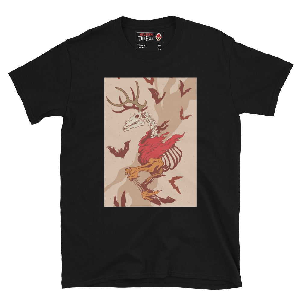 Wendigo Horror Halloween T-Shirt, Creepy Folklore Creature, McLaren T-Hub Exclusive