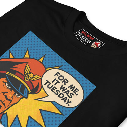 M. Bison “For Me, It Was Tuesday” T-Shirt – Street Fighter Retro Gamer Tee