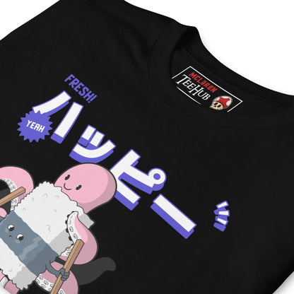 Funny Sushi Roll T-Shirt – I Like the Way You Roll Octopus Tee