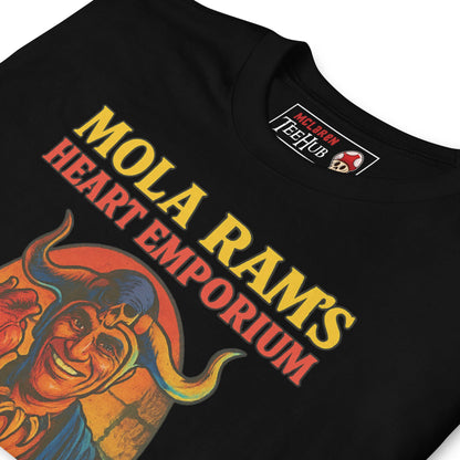 Mola Ram's Heart Emporium T-Shirt – Funny Indiana Jones Temple of Doom Parody Tee