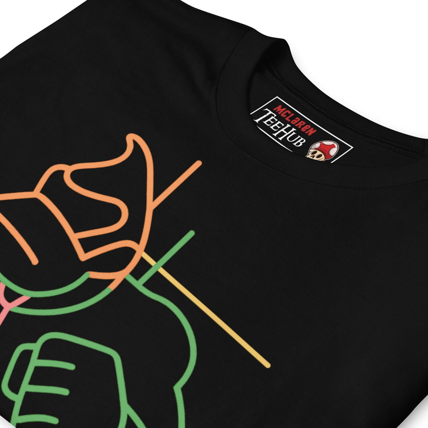 Neon Kong Line Art T-Shirt – Retro Gamer Style