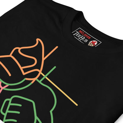 Neon Kong Line Art T-Shirt – Retro Gamer Style