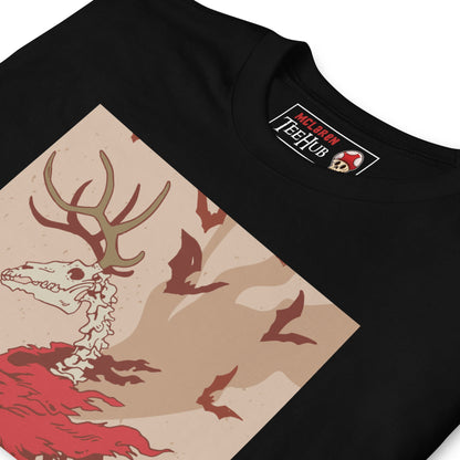 Wendigo Horror Halloween T-Shirt, Creepy Folklore Creature, McLaren T-Hub Exclusive