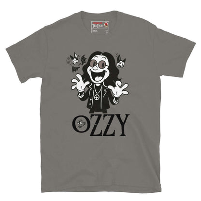 Cartoon Ozzy Osbourne Bat T-Shirt – Retro Rock Music Graphic Tee