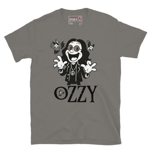 Cartoon Ozzy Osbourne Bat T-Shirt – Retro Rock Music Graphic Tee