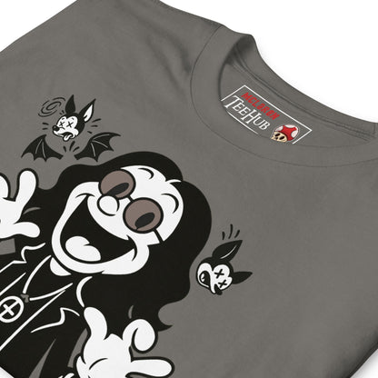 Cartoon Ozzy Osbourne Bat T-Shirt – Retro Rock Music Graphic Tee