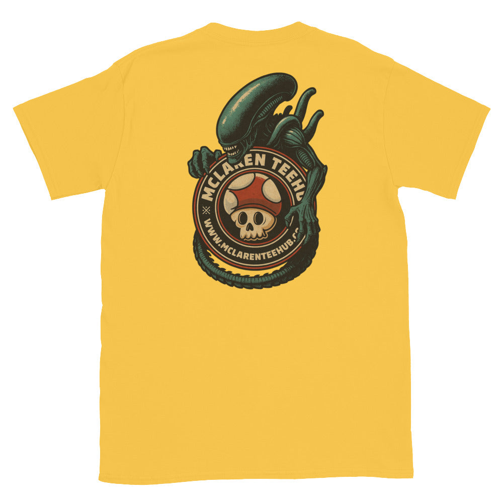 Xenomorph Logo Tee – McLaren Tee Hub Alien-Inspired T-Shirt