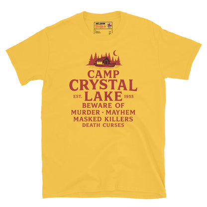 Camp Crystal Lake T-Shirt – Friday the 13th Horror Parody Tee
