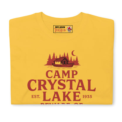 Camp Crystal Lake T-Shirt – Friday the 13th Horror Parody Tee