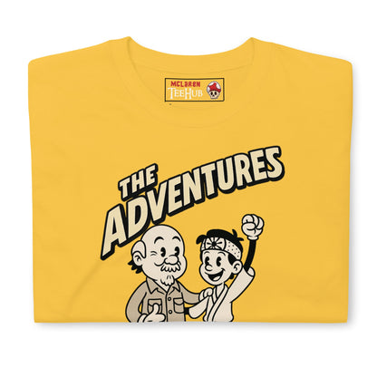 Retro Karate Kid T-Shirt – Mr. Miyagi & Daniel-San Vintage Cartoon Tee
