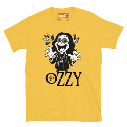 Cartoon Ozzy Osbourne Bat T-Shirt – Retro Rock Music Graphic Tee