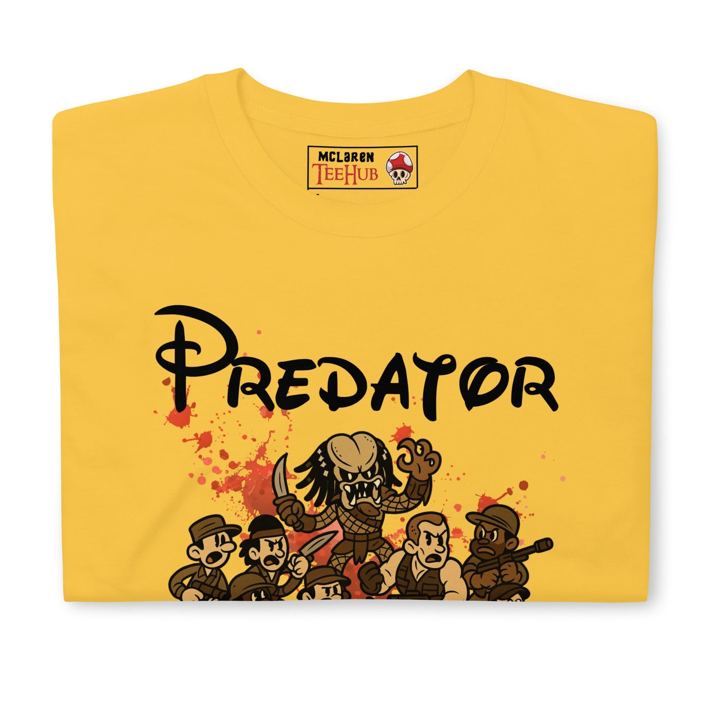 Predator Retro Cartoon T-Shirt – 80s Action Movie Tee