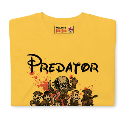 Predator Retro Cartoon T-Shirt – 80s Action Movie Tee