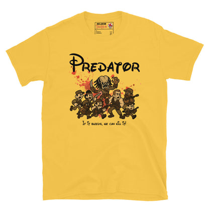 Predator Retro Cartoon T-Shirt – 80s Action Movie Tee