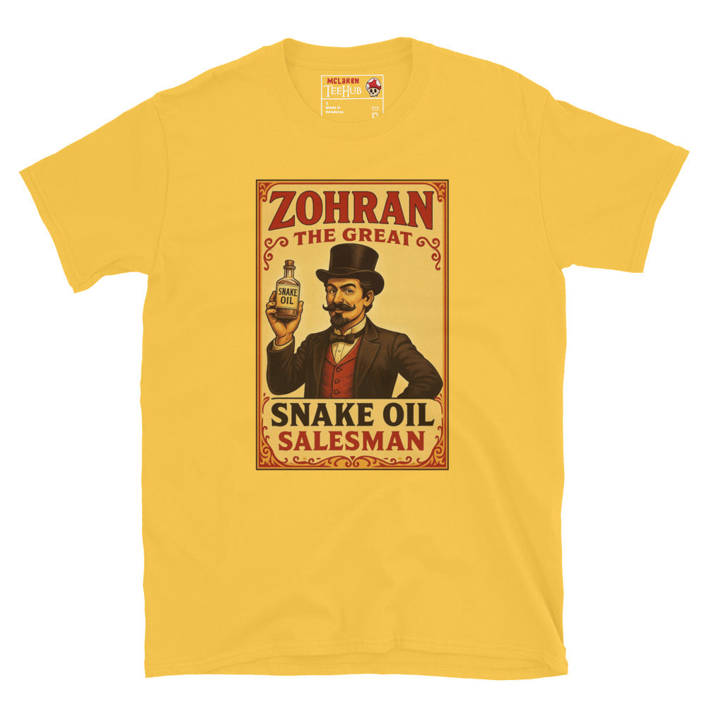 Zohran Snake Oil Salesman T-Shirt