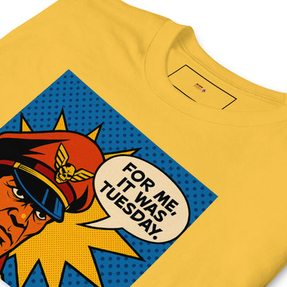 M. Bison “For Me, It Was Tuesday” T-Shirt – Street Fighter Retro Gamer Tee