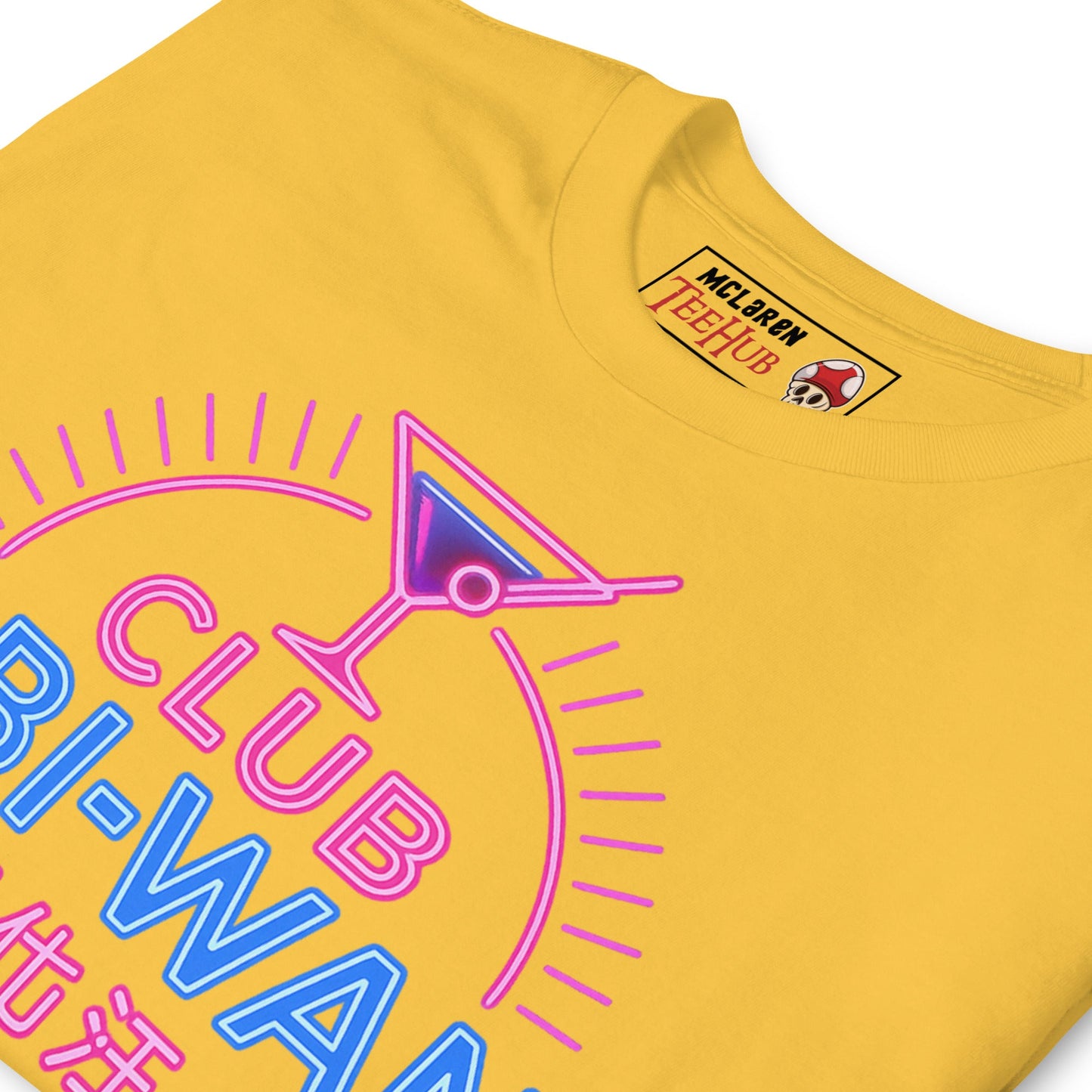 Club Obi-Wan T-Shirt – Retro Indiana Jones Neon Tee – 80s Movie Pop Culture Apparel