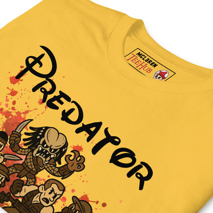 Predator Retro Cartoon T-Shirt – 80s Action Movie Tee