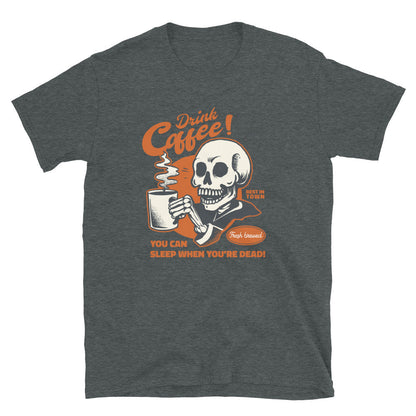 Coffee skeleton T-shirt