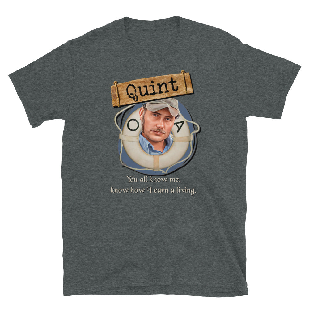 Jaws Movie, Quint t-shirt.