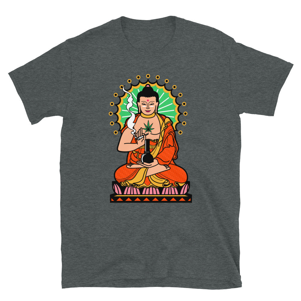 Smoking Buddha Pop Culture Unisex T-Shirt