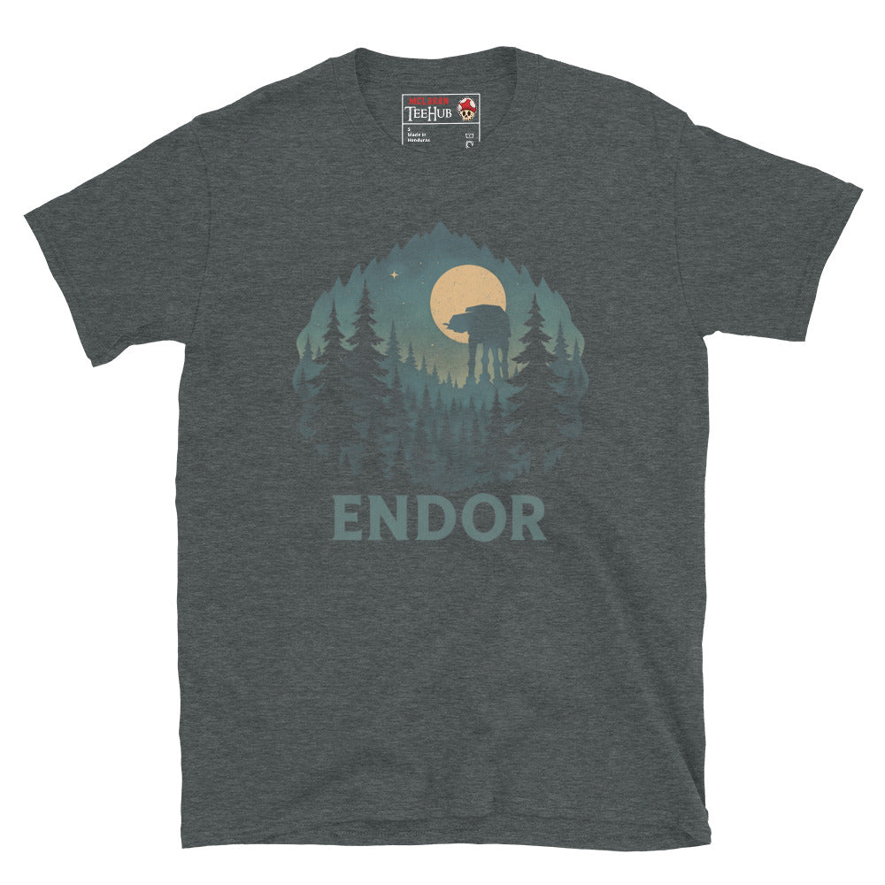 Endor Forest Moon T-Shirt – Star Wars Inspired Vintage Nature Design