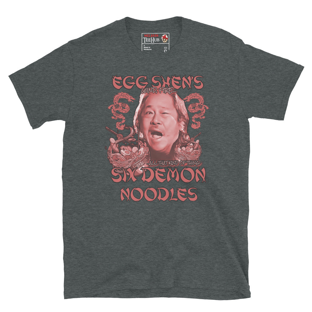 Big Trouble in Little China, Egg Shens six demon noodles.