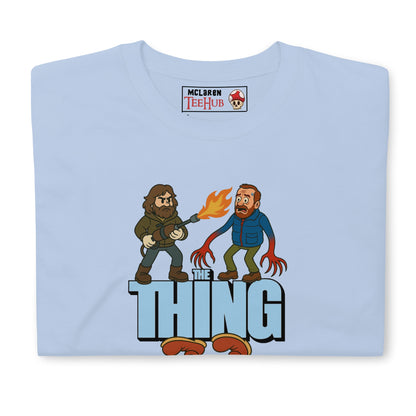 The Thing Cartoon Parody T-Shirt – Funny Retro Horror Design