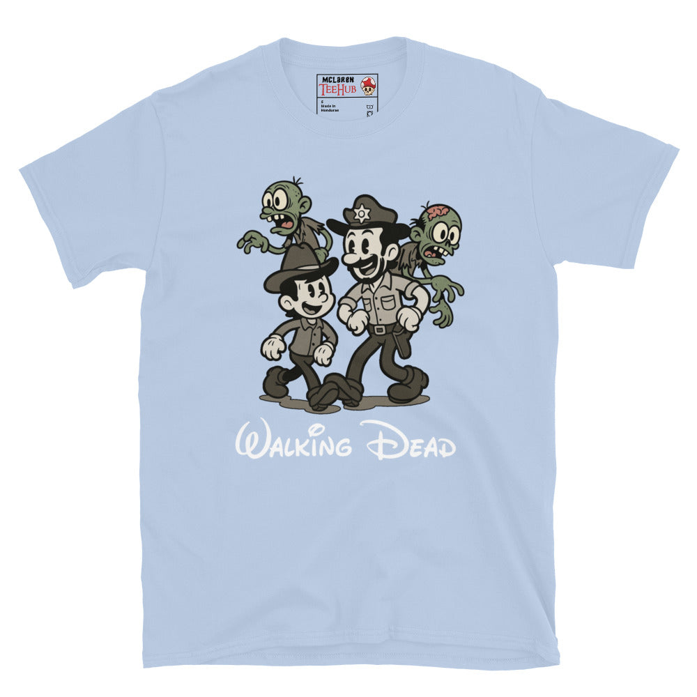 Walking Dead Retro Cartoon Zombie T-Shirt – Exclusive McLaren T-Hub Design