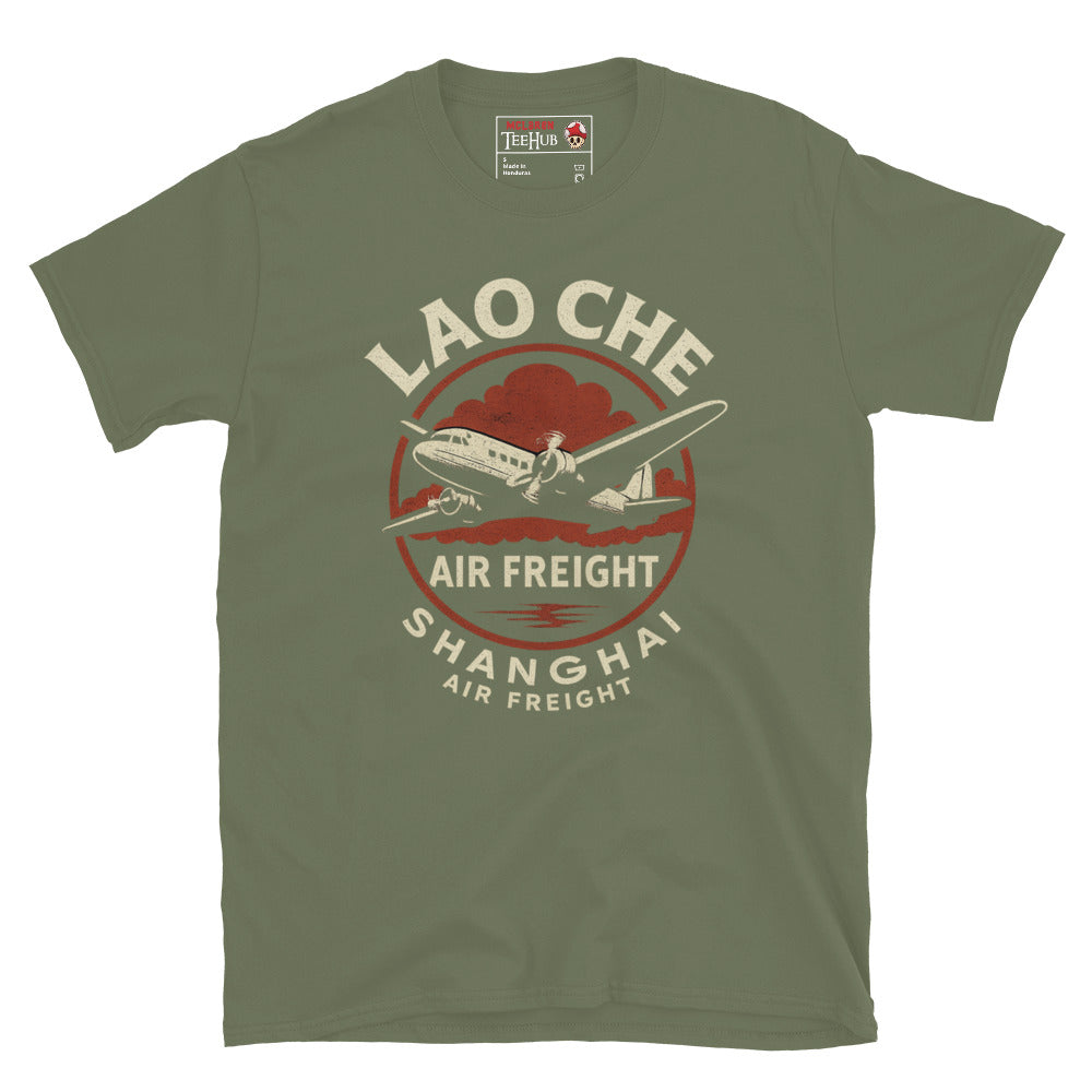 Lao Che Air Freight T-Shirt – Indiana Jones Shanghai Airline Vintage Tee