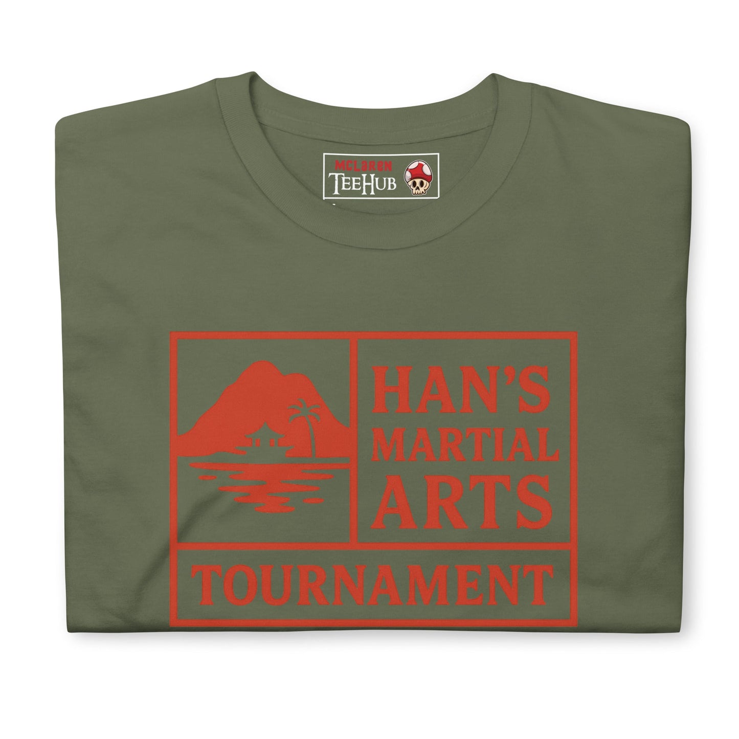Han’s Martial Arts Tournament T-Shirt – Enter the Dragon 1973 Retro Tee