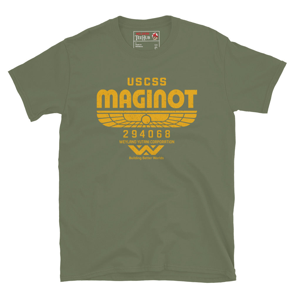 USCSS Maginot Weyland-Yutani T-Shirt – Alien Earth Retro Sci-Fi Tee