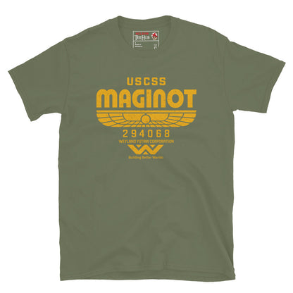 USCSS Maginot Weyland-Yutani T-Shirt – Alien Earth Retro Sci-Fi Tee