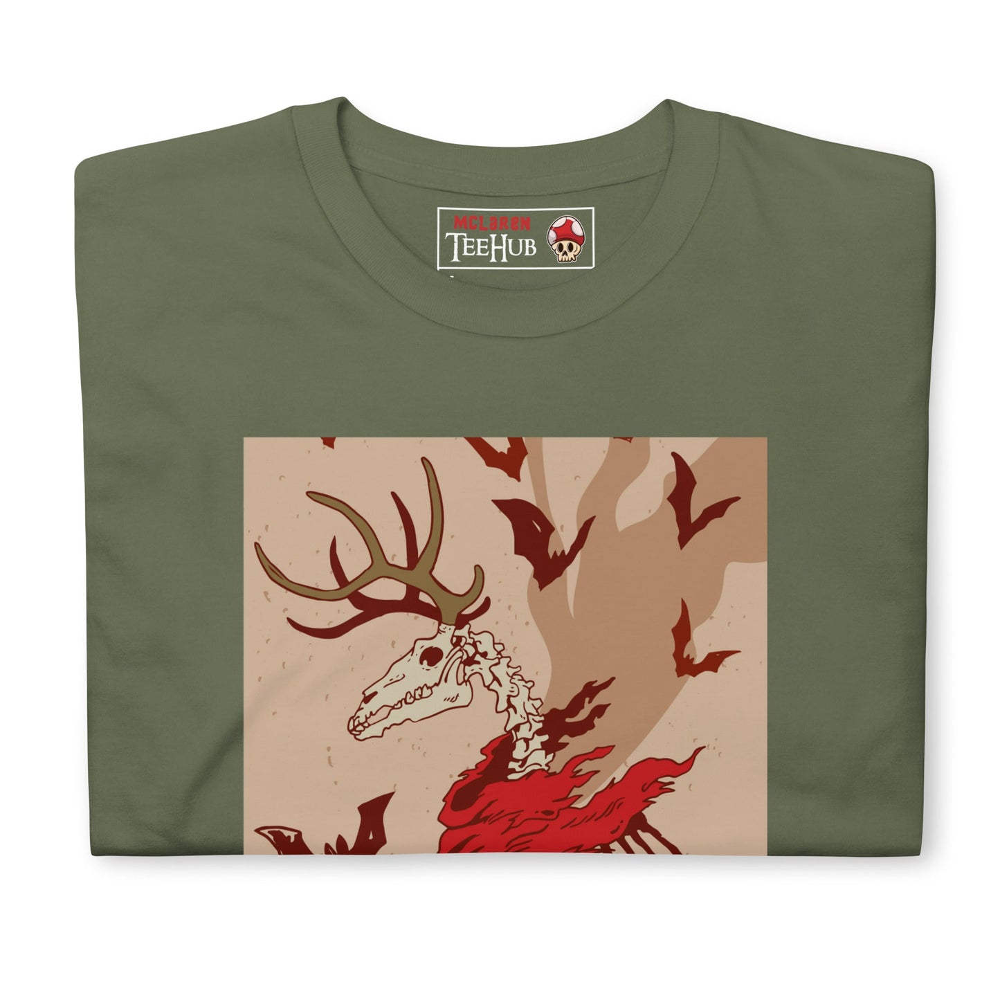 Wendigo Horror Halloween T-Shirt, Creepy Folklore Creature, McLaren T-Hub Exclusive