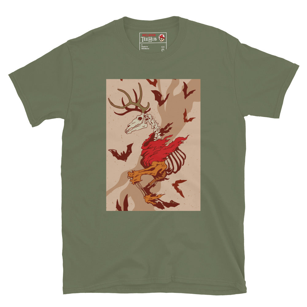 Wendigo Horror Halloween T-Shirt, Creepy Folklore Creature, McLaren T-Hub Exclusive