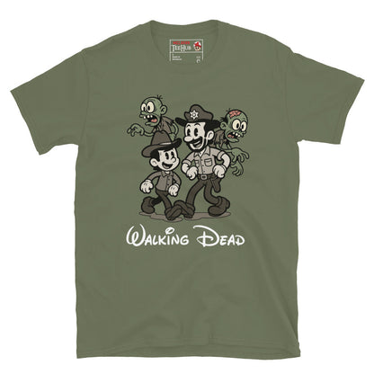 Walking Dead Retro Cartoon Zombie T-Shirt – Exclusive McLaren T-Hub Design