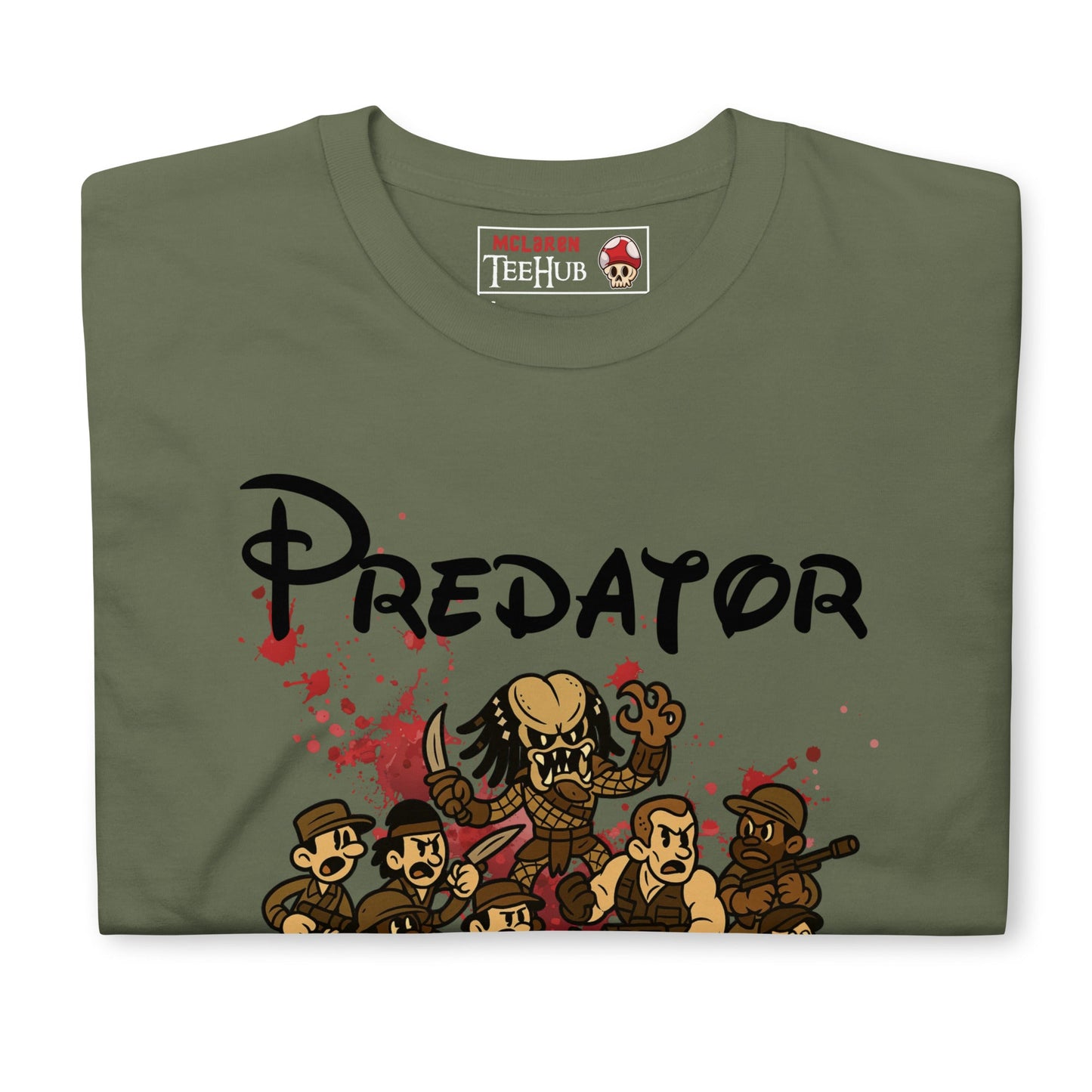 Predator Retro Cartoon T-Shirt – 80s Action Movie Tee