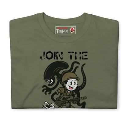 Aliens Join the Colonial Marines Retro T-Shirt