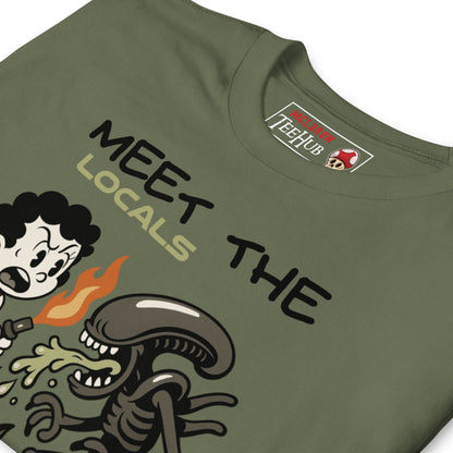 Aliens Movie "Meet the Locals" T-Shirt
