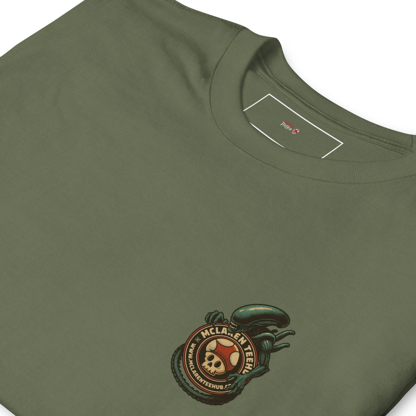 Xenomorph Logo Tee – McLaren Tee Hub Alien-Inspired T-Shirt