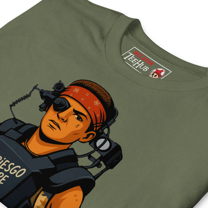 Aliens Colonial Marines Vasquez T-Shirt – El Riesgo Siempre Vive – Sci-Fi Movie Graphic Tee