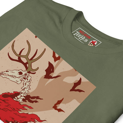 Wendigo Horror Halloween T-Shirt, Creepy Folklore Creature, McLaren T-Hub Exclusive