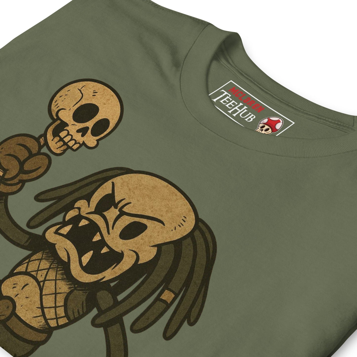 Predator Retro Cartoon T-Shirt, Rubber Hose 80s Action Movie